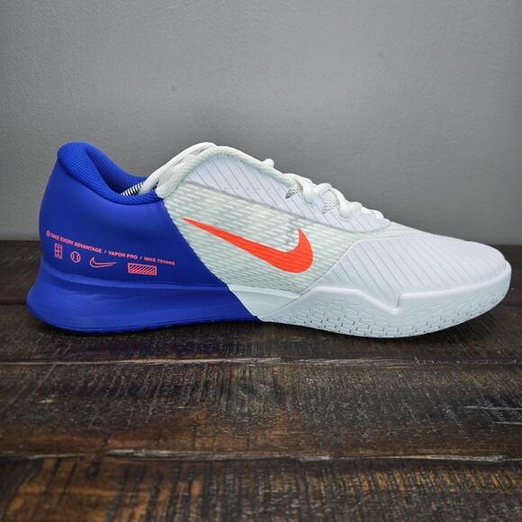 NEW Nike Zoom Vapor Pro 2 HC Mens Size 13 Tennis Shoes Court DR6191 106 Blue - Picture 8 of 12